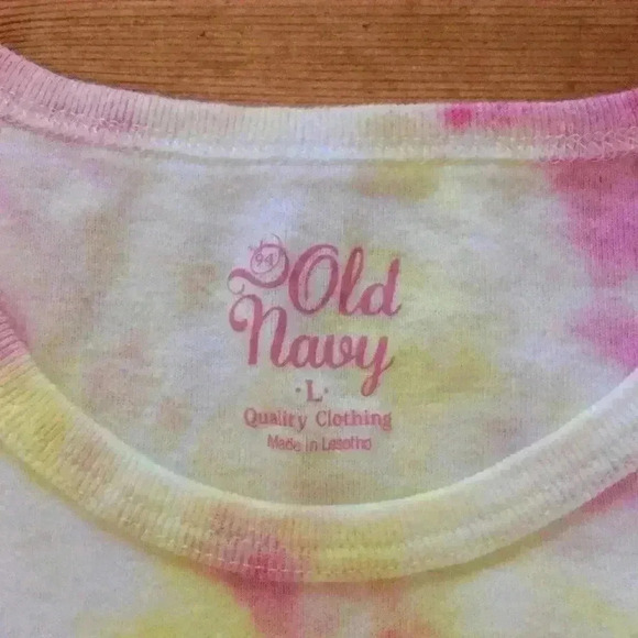 New! Old navy Tie dye Trix the Rabbit T-shirt girl L handmade - Picture 5 of 5